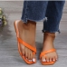 1Summer Trends Square Toe Flat  Ladies Slippers