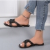 6Woven Design Square Toe Slippers For Women