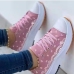 10 Casual Printing Chunky Canvas Shoes 