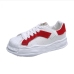 8 Leisure Time Lace Up Contrast Color Running Shoes