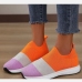 1 Women Colorblock  Casual Round Toe Sneaker
