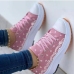 3Canvas  Lace Up Printing Sports Shoes