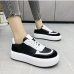 4Casual Contrast Color Height Increasing Sneakers