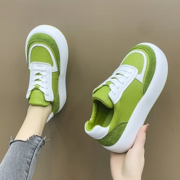 Casual Contrast Color Height Increasing Sneakers