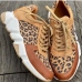 5Casual Leopard Leather Patchwork Women Sneakers