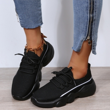 Easy Matching Sports Casual Women Lace Up  Sneakers