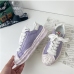 15New Trending Contrast Color Lace Up Casual Shoes