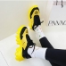 1Sports Men Color Blocking Solid White Sneakers For Women