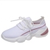 3Sporty Casual Contrast Color Lace Up Sneakers