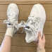 5Trendy Contrast Color Dissolving Sole Sneakers