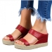 4Contrast Color Non-Slip Wedge Shoes For Women