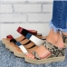 5Contrast Color Non-Slip Wedge Shoes For Women