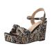 6Fashion Printed Open Toe Wedge Out Door Shoes