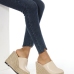 9Summer Casual Solid Color Round Toe Wedges