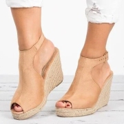 Summer Fashion Peep-toe Wedges