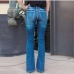 4Casual Denim Mid Waist Flared Jeans 