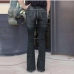 9Casual Denim Mid Waist Flared Jeans 
