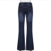 13Chic High Rise Flare Denim Jeans For Women