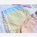 8Cute Contrast Color Tassel Denim Shorts For Women
