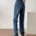 5Fashion Pockets Women High Waisted Jeans