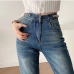 9Fashion Pockets Women High Waisted Jeans