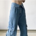 4Loose Pockets Solid Ladies Jeans Pant