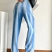 4Loosen Street Gradient Color Denim Jeans