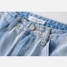 8Loosen Street Gradient Color Denim Jeans
