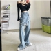 3Personalized Design Straight High Rise Jeans For Women