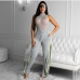 1 Casual Elastic Fly High Waist Long Pants For Women