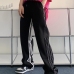 1 Loose Striped  Straight Leg Female Sweatpants