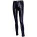 10 Sexy Pu Black High Waist Skinny Long Pants