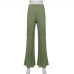 6 Simple Pure Color Ladies Flare Pants