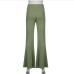 9 Simple Pure Color Ladies Flare Pants