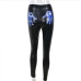 6Cool Leather Pencil Printed Long Trouser Pants