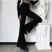 5Easy Match Black High Waist Flare Pants