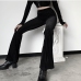 7Easy Match Black High Waist Flare Pants