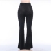 10Easy Match Black High Waist Flare Pants