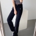 9Easy Match High Waist Straight Long Pants