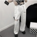 8Fashion Metal Deco Straight Leg Pants