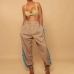 6Hip Hop Tassel Loose Long Pants For Women