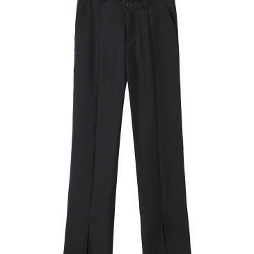 Irregular High Waist Design Solid Versatile Pants