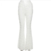 5New Low Waist White Knitting Jacquard Long Pants