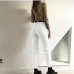 3New Solid High Waist Corduroy Long Pants