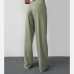 5Office Lady Solid High Waist Straight Leg Pants