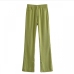 5Outdoor Fashionable Ladies Solid High Waist Long Pants