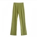 6Outdoor Fashionable Ladies Solid High Waist Long Pants