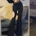 1Personalized Chain Cut Out High Waisted Long Pants