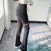 11Sexy High Wast Hollow Out Bootcut Long Pants