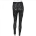 11Sexy Hollow Out Black Pencil Long Pants